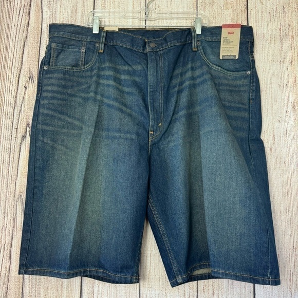 Levis 569 Mens Denim Shorts size W46 - Picture 3 of 9